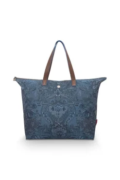 Sac Cabas Kyoto Festival En Coloris Bleu