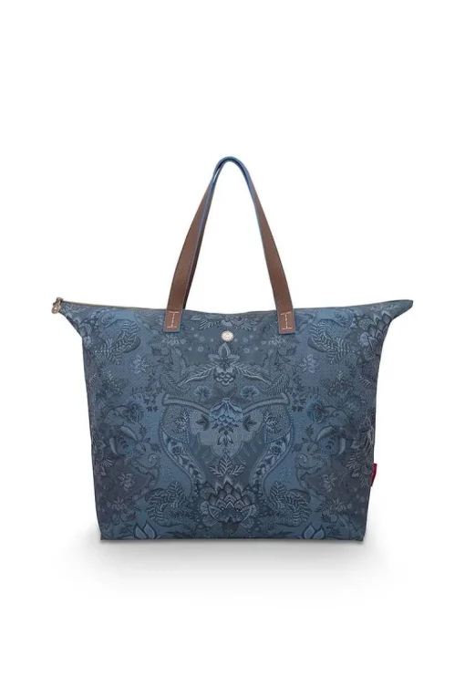 Sac Cabas Kyoto Festival En Coloris Bleu