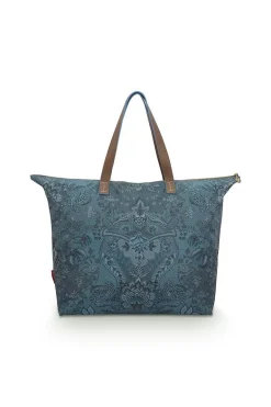 Sac Cabas Kyoto Festival En Coloris Bleu