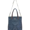 Sac Shopping Carre Kyoto Festival En Coloris Bleu