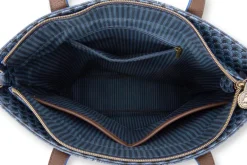 Sac Shopping Carre Kyoto Festival En Coloris Bleu