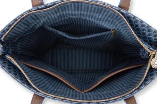 Sac Shopping Carre Kyoto Festival En Coloris Bleu