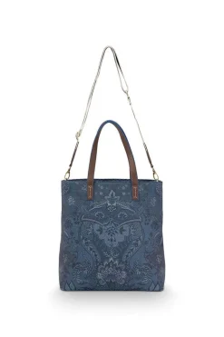 Sac Shopping Carre Kyoto Festival En Coloris Bleu
