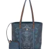 Sac Shopping De Taille Moyenne Kyoto Festival En Coloris Bleu