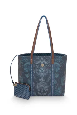 Sac Shopping De Taille Moyenne Kyoto Festival En Coloris Bleu