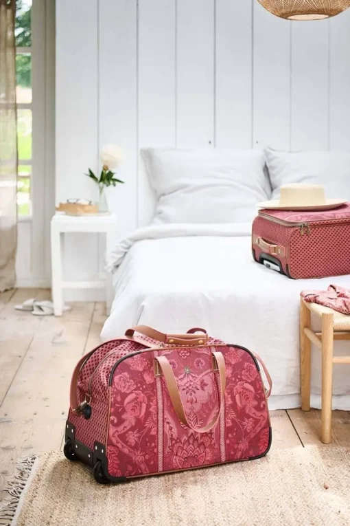 Sac Week-End A Roulettes Kyoto Festival En Coloris Fonce