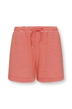 Short Little Sumo Stripe En Coloris Corail