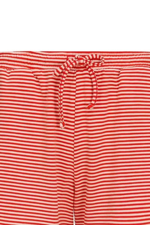 Short Little Sumo Stripe En Coloris Corail