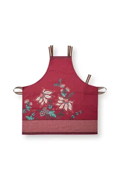 Tablier De Cuisine Flower Festival Rose Fonce
