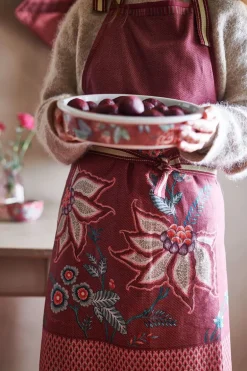 Tablier De Cuisine Flower Festival Rose Fonce