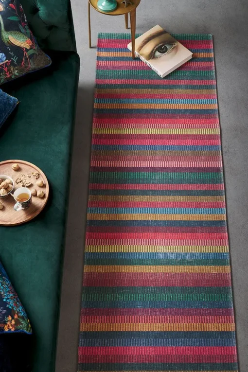 Tapis Coureur Jacquard Stripes Par Pip Multi