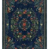 Tapis Fall In Leaf Par Pip Bleu Fonce