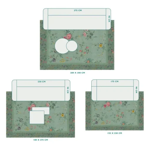 Tapis Fleur Grandeur Par Pip