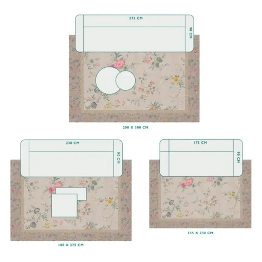 Tapis Fleur Grandeur Par Pip