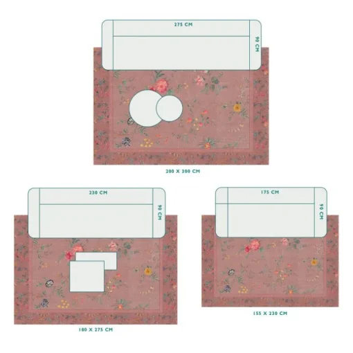 Tapis Fleur Grandeur Par Pip