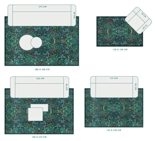 Tapis Jungle Animals Par Pip Bleu