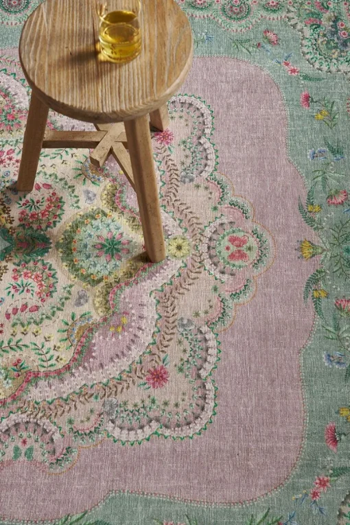 Tapis Majorelle Par Pip Lilas/Vert