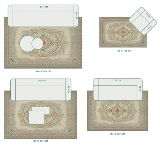 Tapis Majorelle Par Pip Pastel