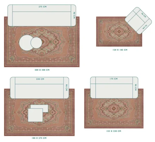 Tapis Majorelle Par Pip Pastel Terre