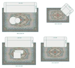 Tapis Majorelle Par Pip Pastel