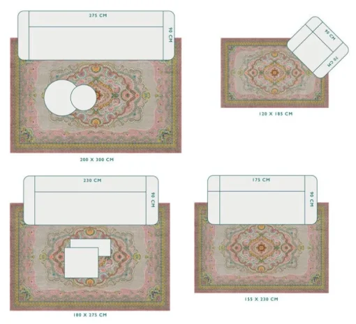 Tapis Majorelle Par Pip Pastel