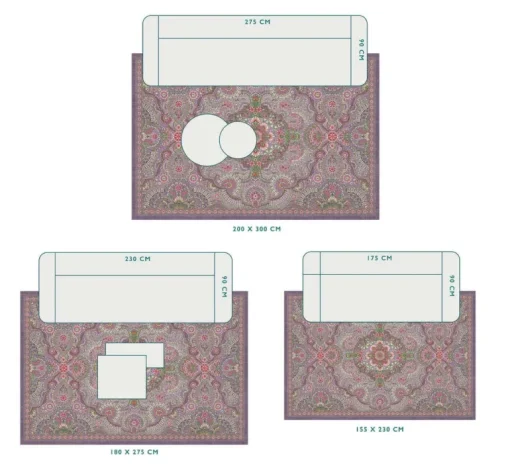 Tapis Moon Delight By Pip Lilas