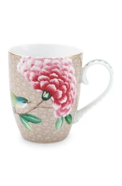 Tasse De Grande Large Blushing Birds En Coloris