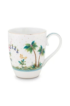Tasse De Grande Taille A Pois Jolie En Coloris Dore