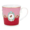 Tasse De Grande Taille Love Birds En Coloris Rouge/Rose