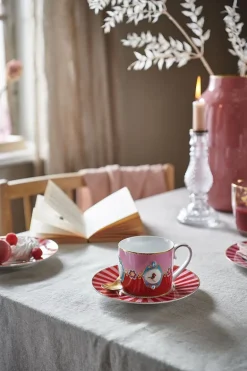 Tasse De Grande Taille Love Birds En Coloris Rouge/Rose