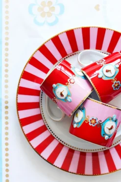 Tasse De Grande Taille Love Birds En Coloris Rouge/Rose