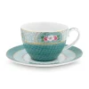 Tasse Et Soucoupe A Cappuccino Blushing Birds En Coloris