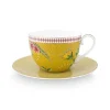 Tasse Et Soucoupe A Cappuccino La Majorelle En Coloris Jaune