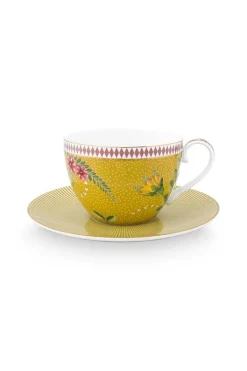 Tasse Et Soucoupe A Cappuccino La Majorelle En Coloris Jaune