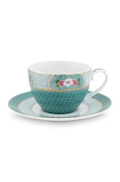 Tasse Et Soucoupe A Cappuccino Blushing Birds En Coloris