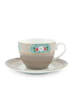 Tasse Et Soucoupe A Cappuccino Blushing Birds En Coloris