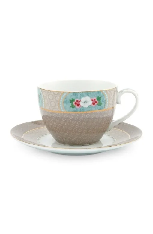 Tasse Et Soucoupe A Cappuccino Blushing Birds En Coloris