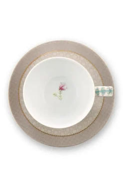 Tasse Et Soucoupe A Cappuccino Blushing Birds En Coloris