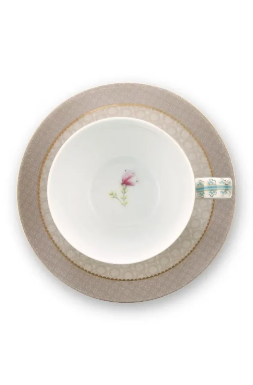 Tasse Et Soucoupe A Cappuccino Blushing Birds En Coloris