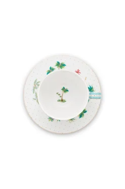 Tasse Et Soucoupe A Cappuccino A Pois Jolie En Coloris Dore