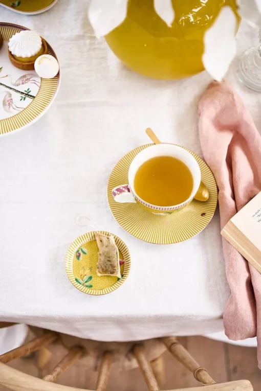 Tasse Et Soucoupe A Cappuccino La Majorelle En Coloris Jaune