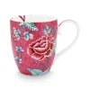 Tasse Xl Flower Festival Rose Fonce