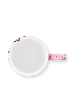 Tasse Xl Flower Festival Rose Fonce