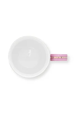 Tasse Xl Flower Festival Deco Rose Fonce