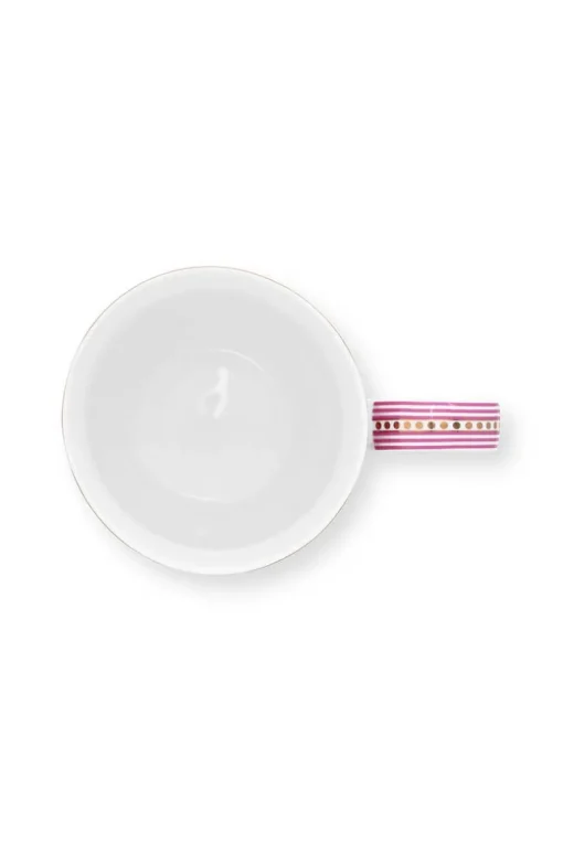 Tasse Xl Flower Festival Deco Rose Fonce