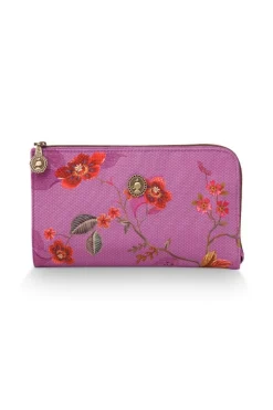 Trousse A Cosmetiques Zippee Kawai Flower En Coloris Fuchsia