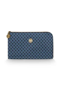 Trousse A Cosmetiques Zippee Suki En Coloris Bleu