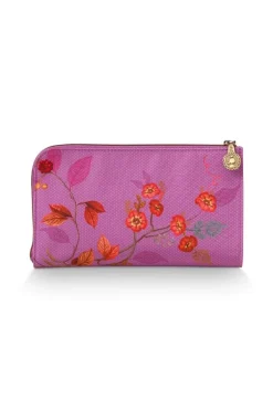 Trousse A Cosmetiques Zippee Kawai Flower En Coloris Fuchsia