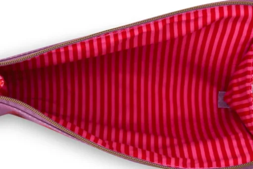 Trousse A Cosmetiques Zippee Kawai Flower En Coloris Fuchsia