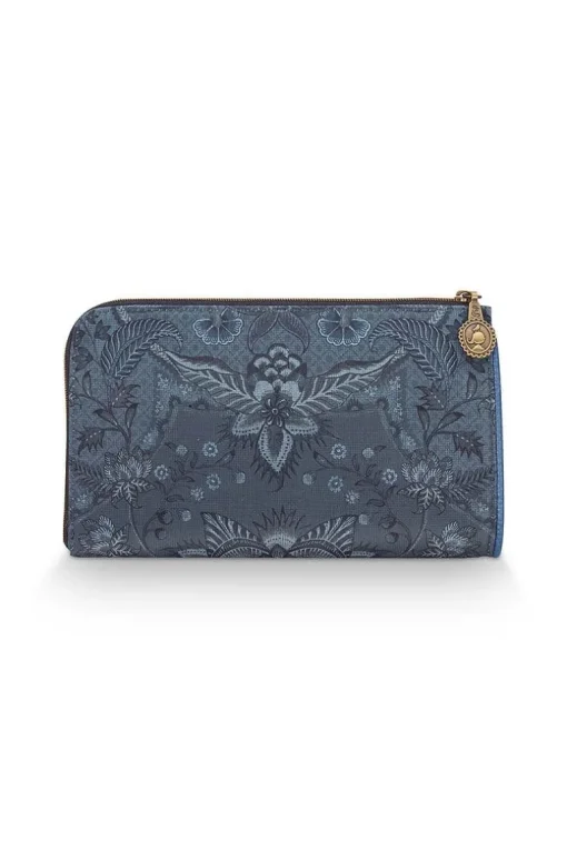 Trousse A Cosmetiques Zippee Kyoto Festival En Coloris Bleu